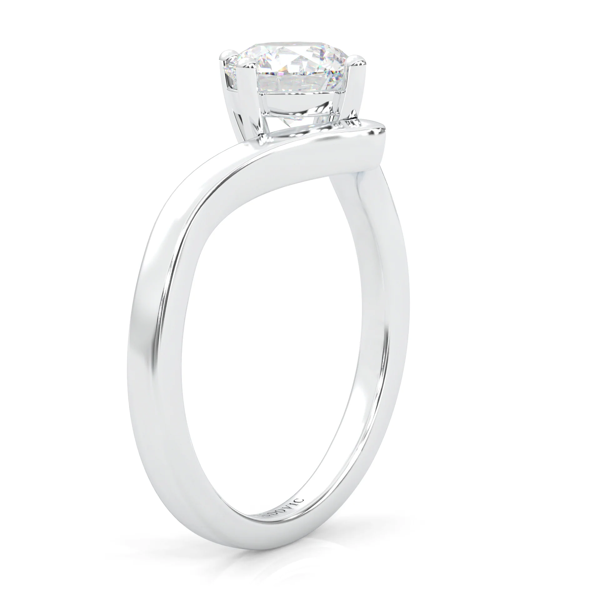 Anémone Solitaire Engagement Ring (14k Solid Gold) - Image 4
