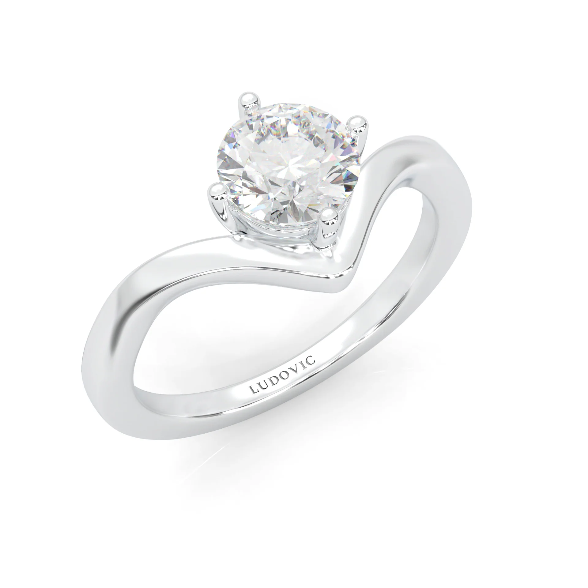 Anémone Solitaire Engagement Ring (14k Solid Gold) - Image 7