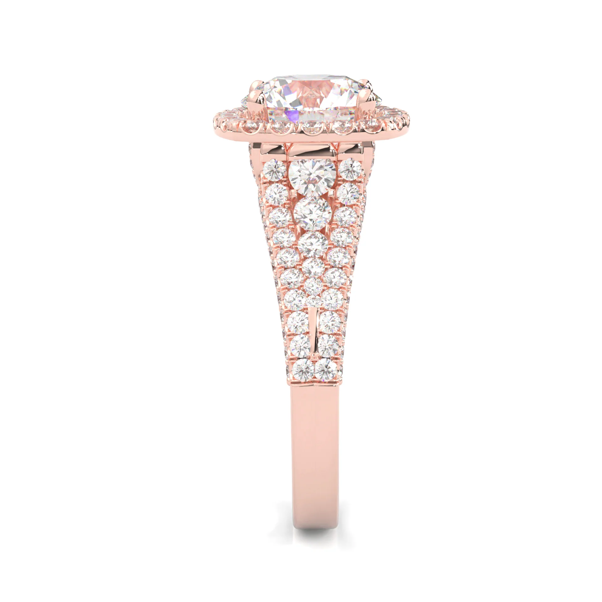 Aurelia Moissanite Ring ( Rose Gold 14K ) - Image 5