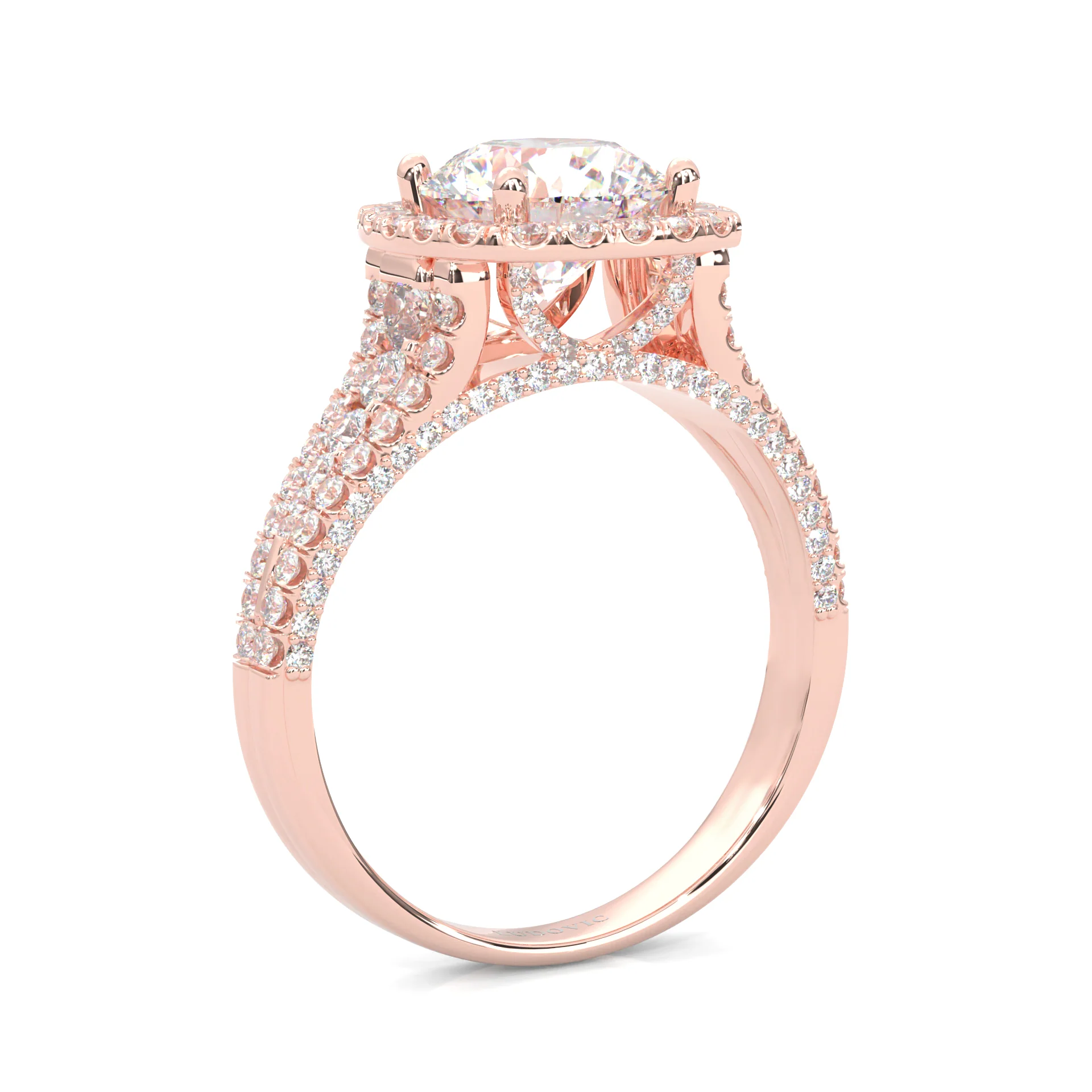 Aurelia Moissanite Ring ( Rose Gold 14K ) - Image 6