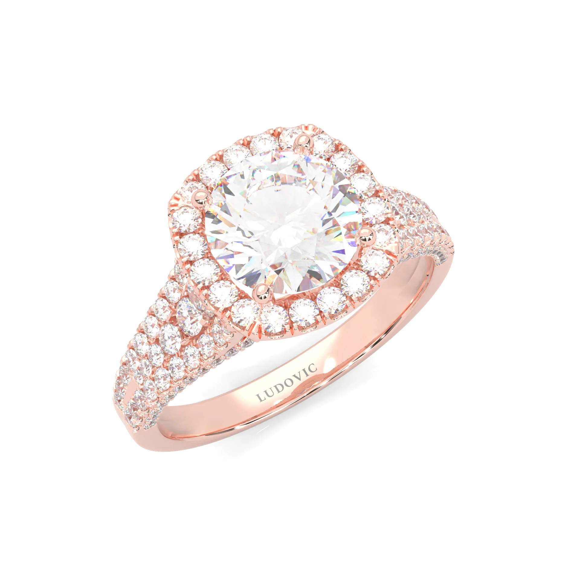 Aurelia Moissanite Ring ( Rose Gold 14K ) - Image 7