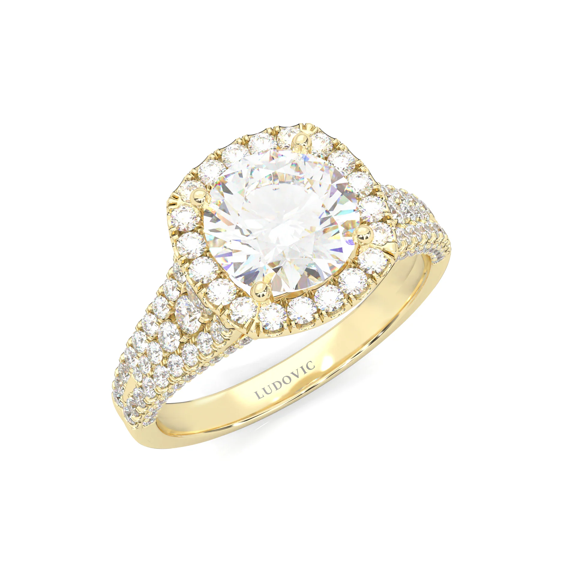 Aurelia Moissanite Ring ( Yellow Gold 14K ) - Image 7