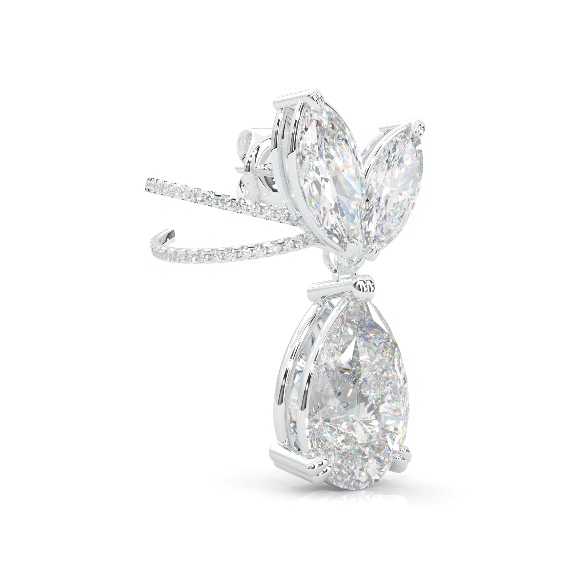 Bunny Pear Drop Earrings - Image 4