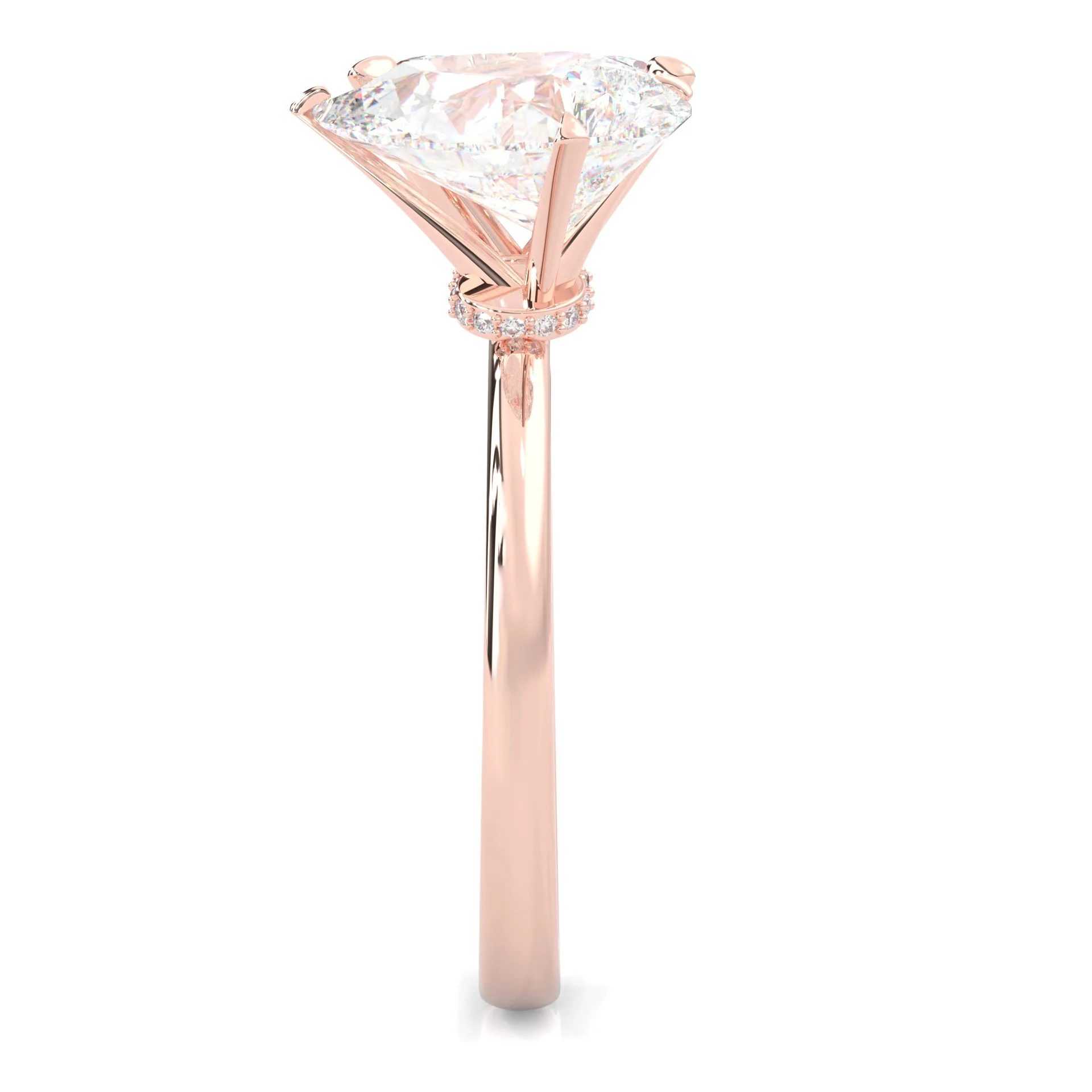 Harmony Stones Emerald & Pear Cut ( Rose Gold 14K ) - Image 4