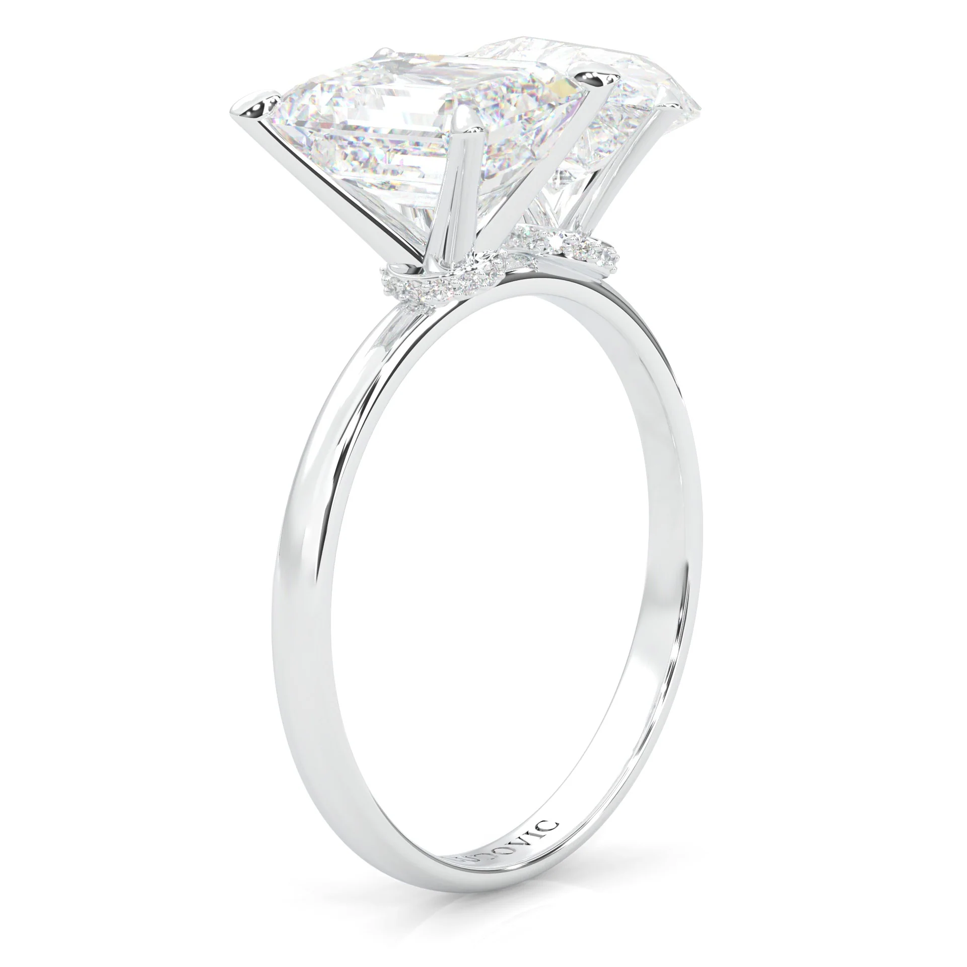 Harmony Stones Emerald & Pear Cut (14k Solid Gold) - Image 5