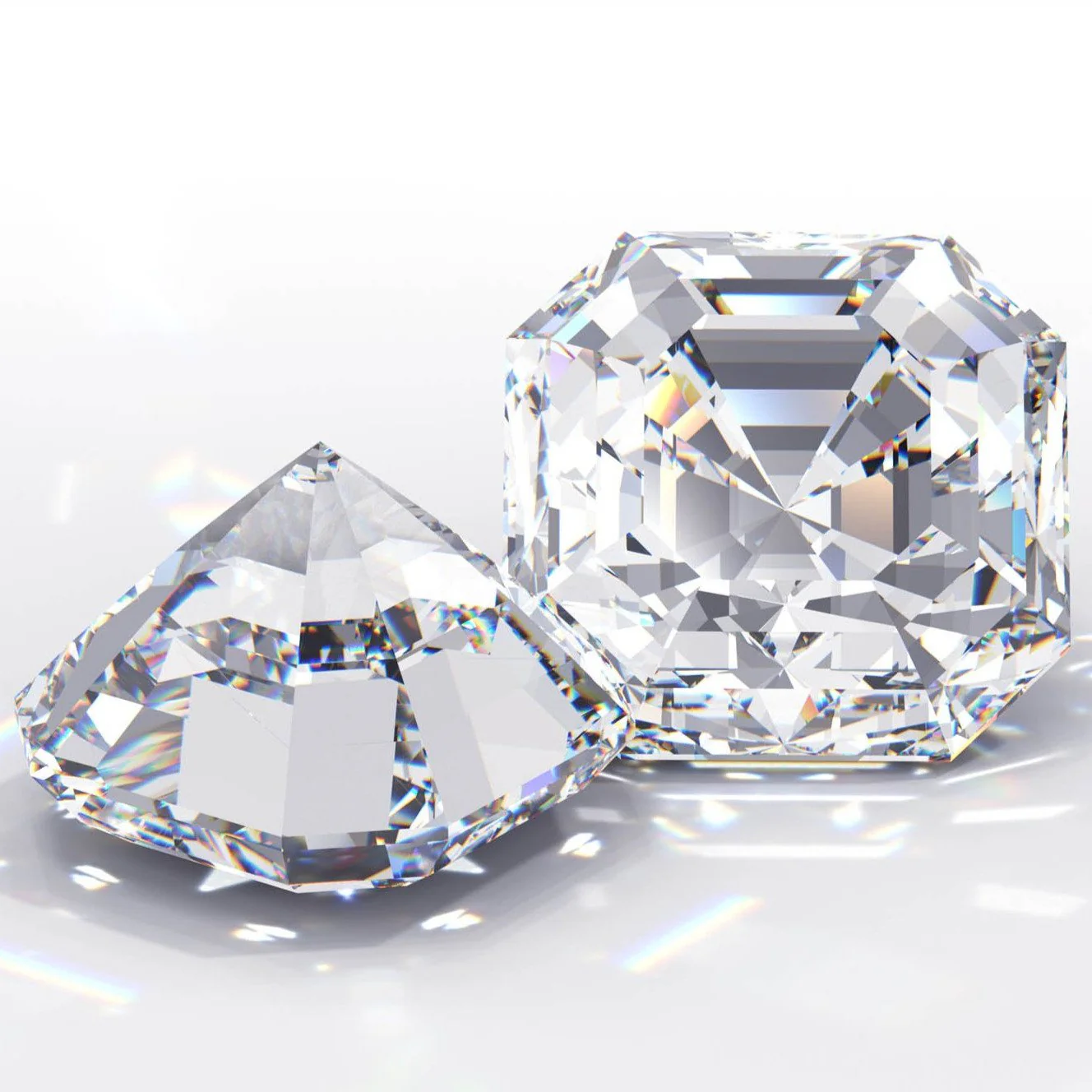 Moissanite Loose Stones ( Asscher Cut ) - Image 3