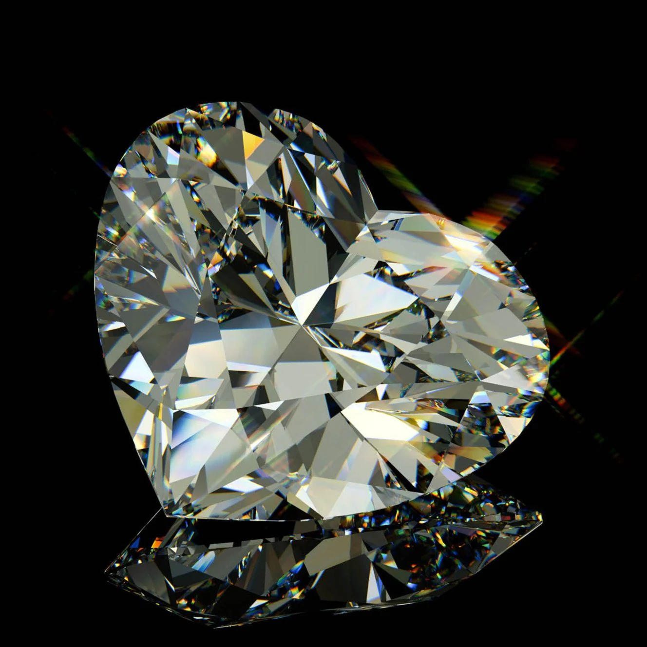 Moissanite Loose Stones ( Heart Cut ) - Image 3
