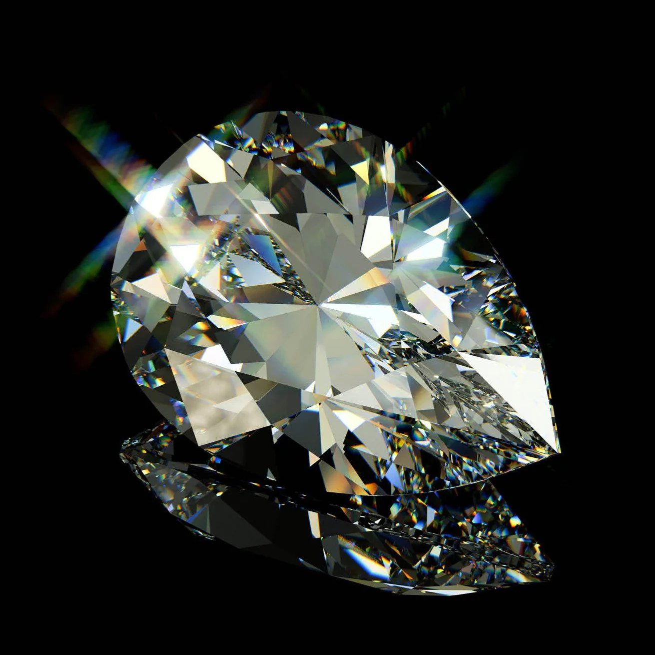 Moissanite Loose Stones ( Pear Cut ) - Image 3