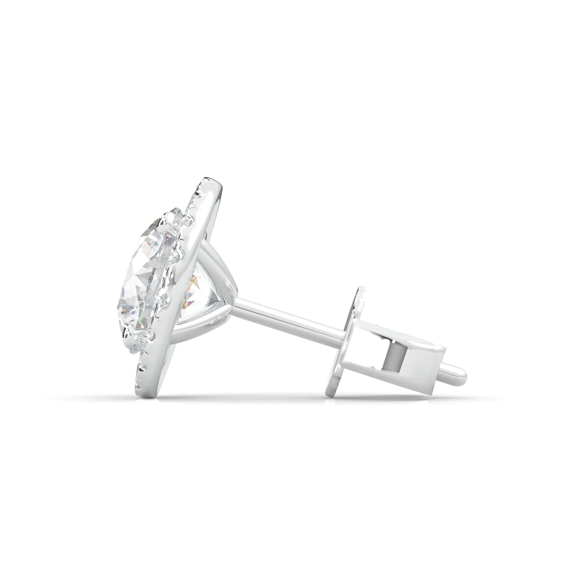 Ludovic Halo Stud Earrings - Image 6