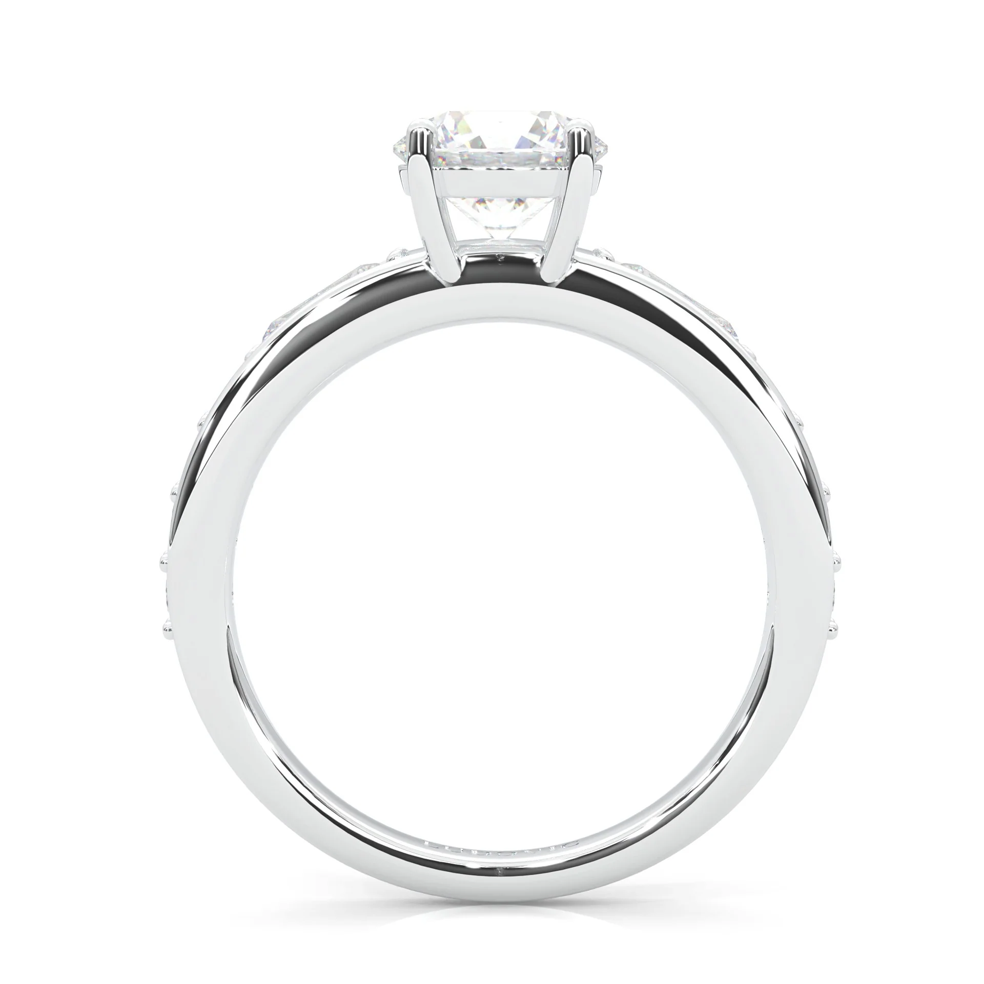 Aurora Gleam Moissanite Engagement Ring (14k Solid Gold) - Image 5