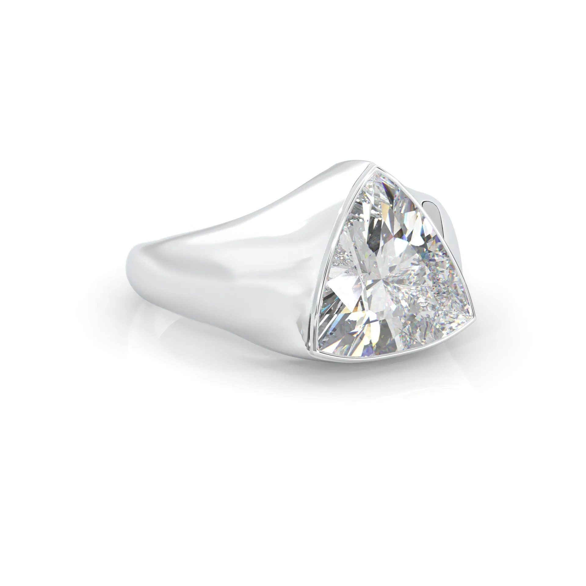 Nerida Moissanite Engagement Ring (14k Solid Gold) - Image 3