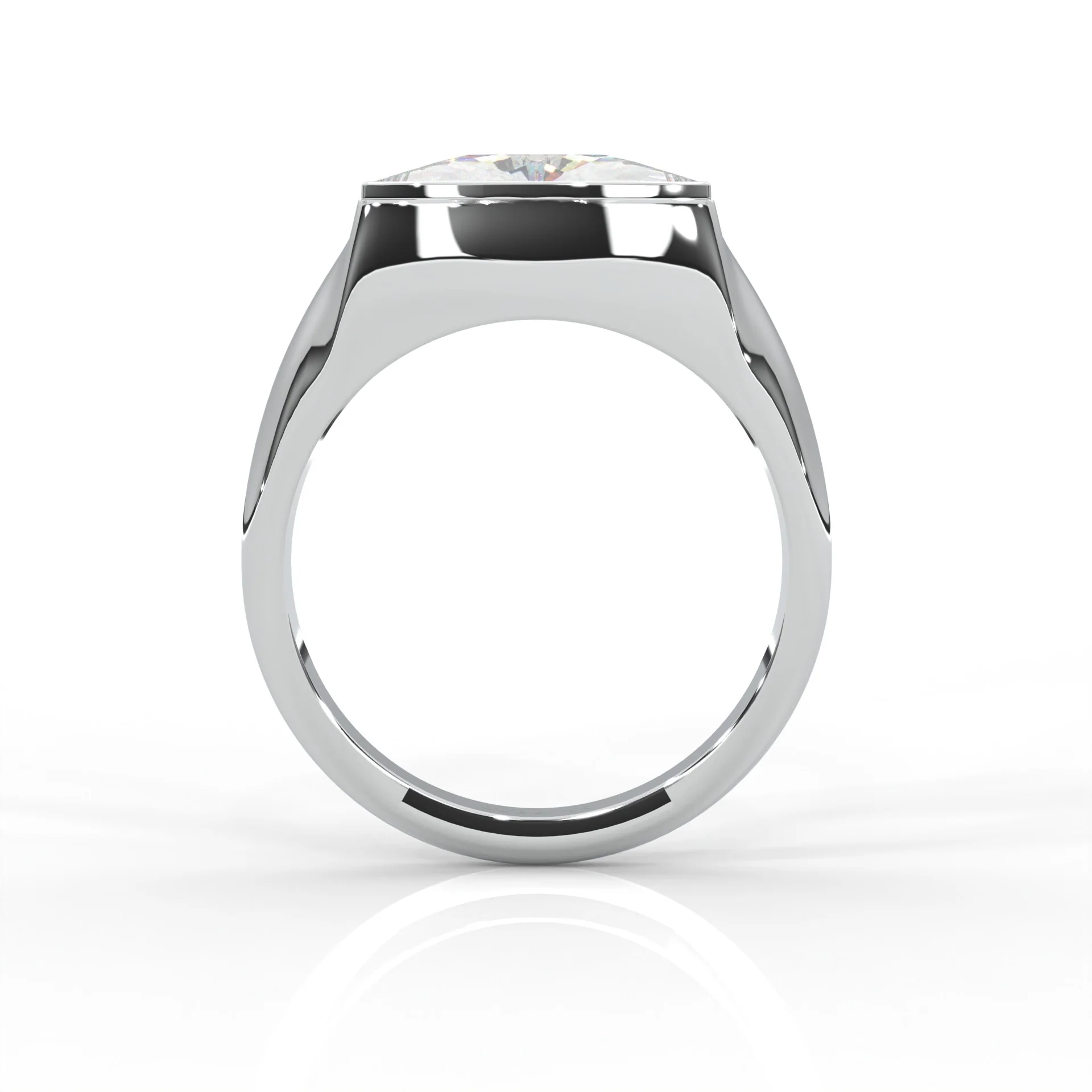 Nerida Moissanite Engagement Ring (14k Solid Gold) - Image 5