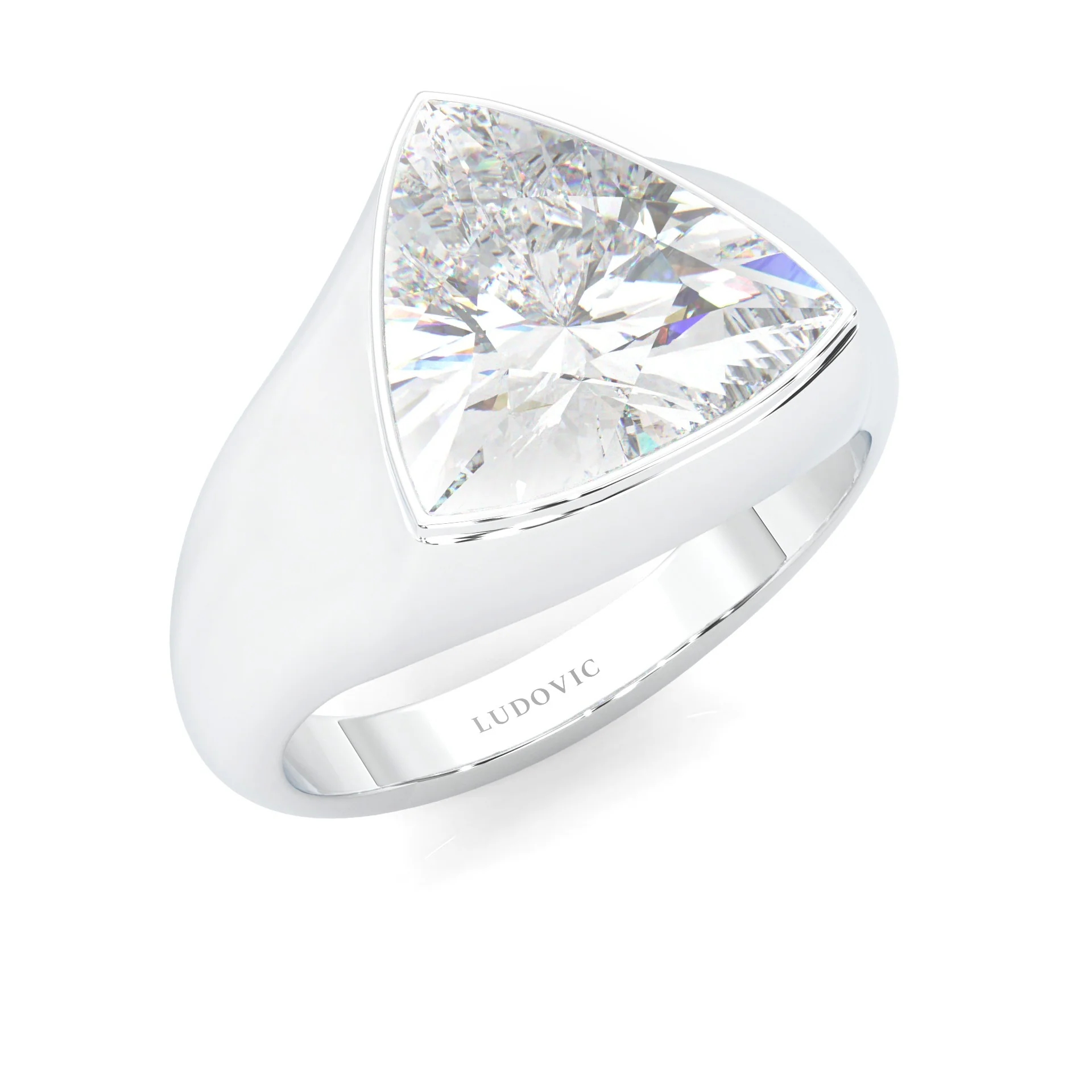 Nerida Moissanite Engagement Ring (14k Solid Gold) - Image 7