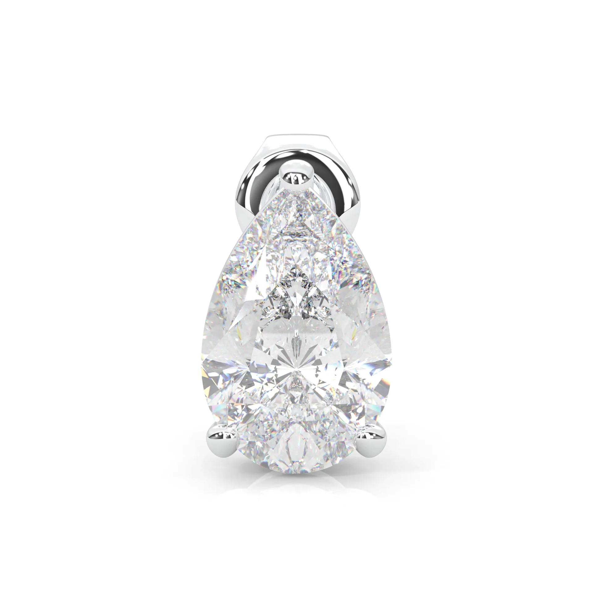 Pear Stud Earrings - Image 4