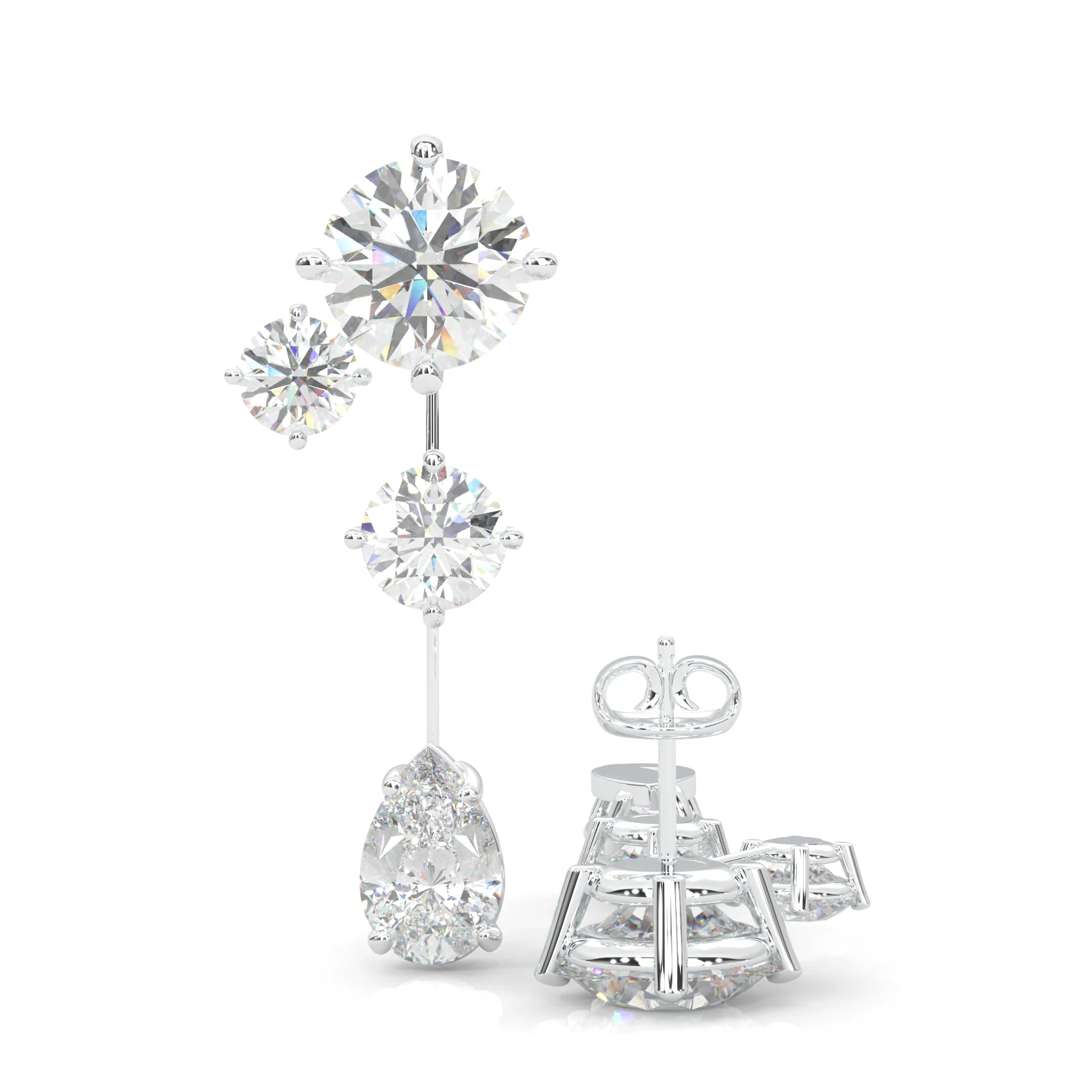 Royal Pear Drop Earrings - Image 3