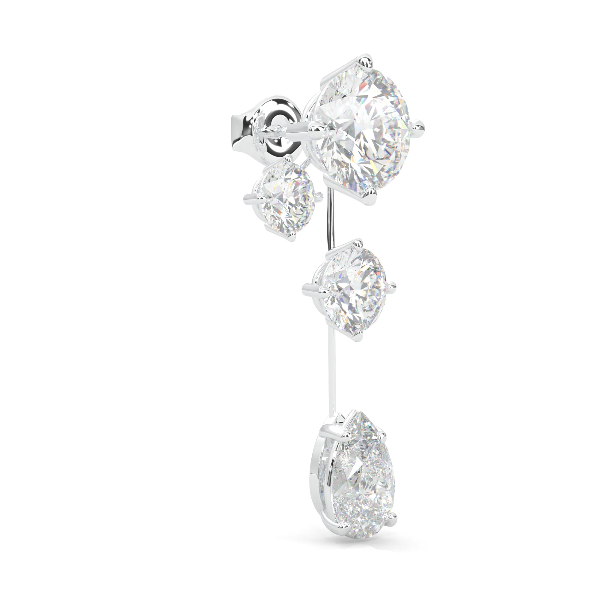 Royal Pear Drop Earrings - Image 5