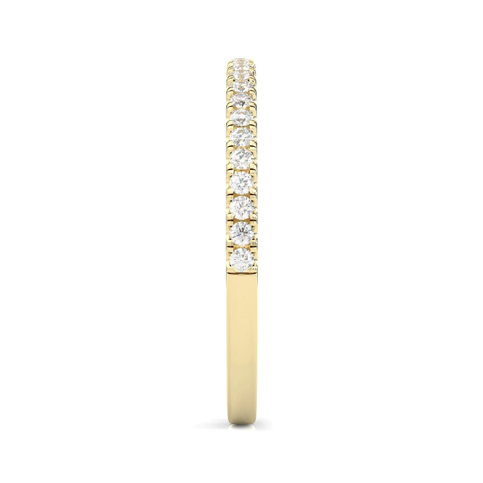 Valora Moissanite Wedding Set (14k Solid Yellow Gold) - Image 13