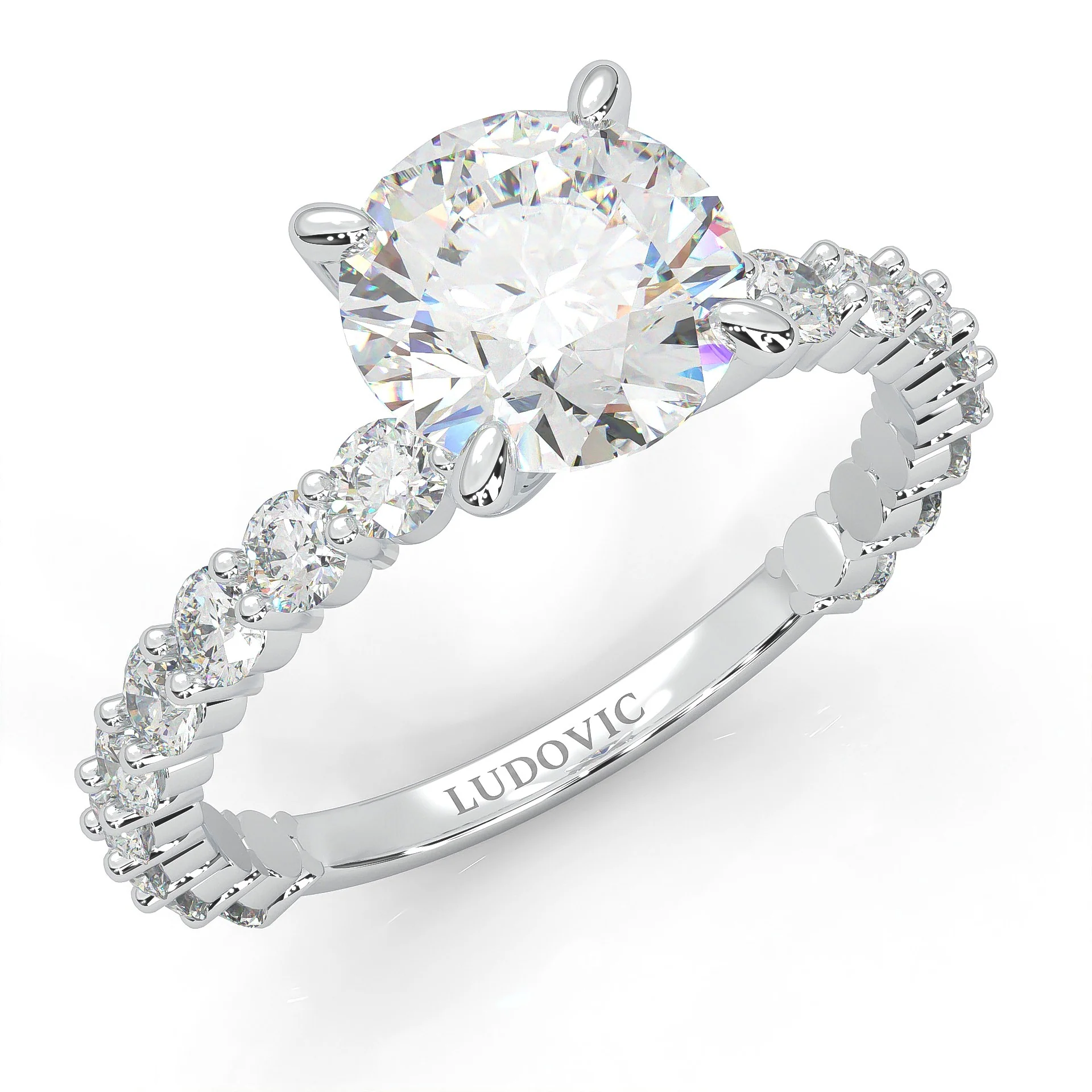 The Impossible Star Moissanite Engagement Ring (14k Solid Gold) - Image 5