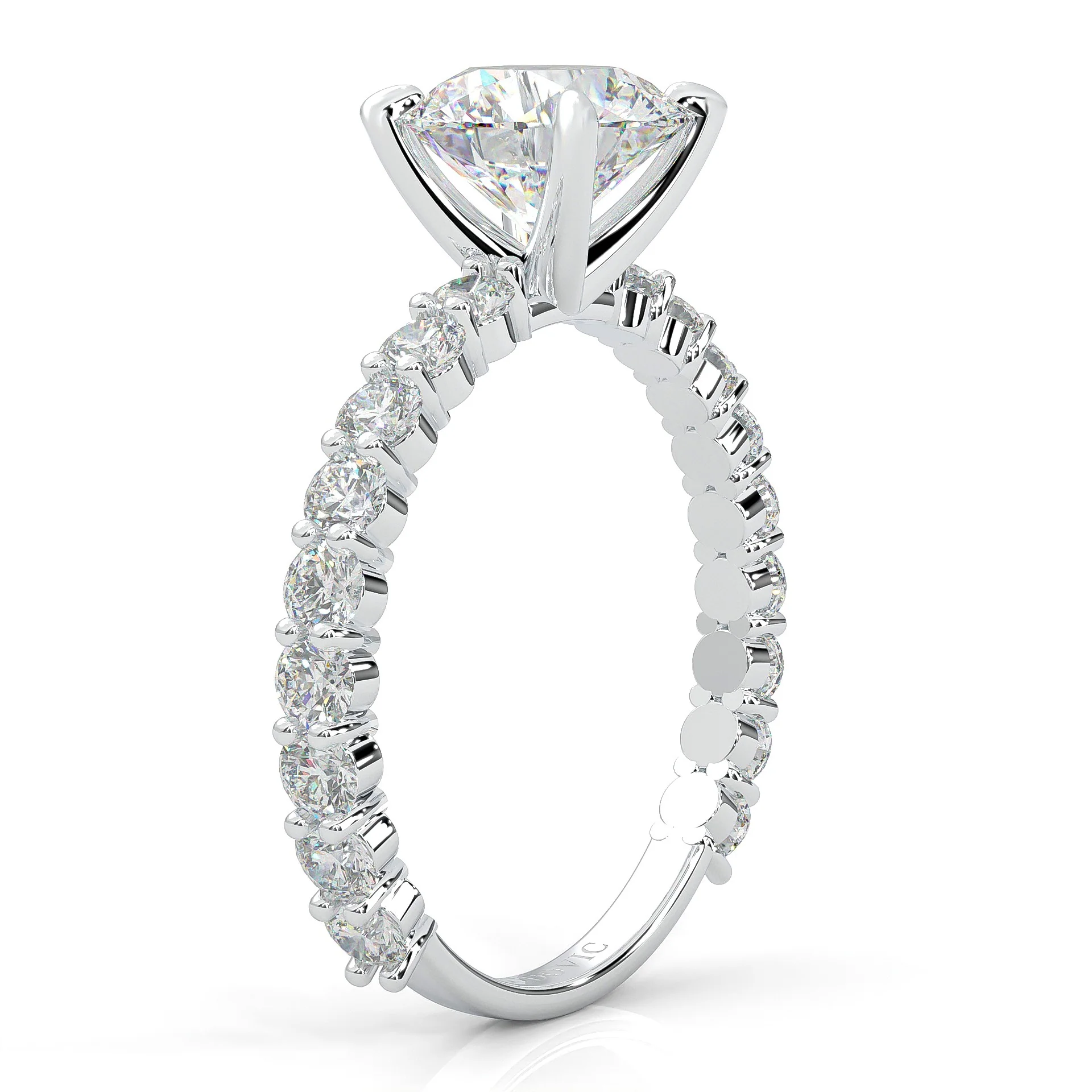 The Impossible Star Moissanite Engagement Ring (14k Solid Gold) - Image 6