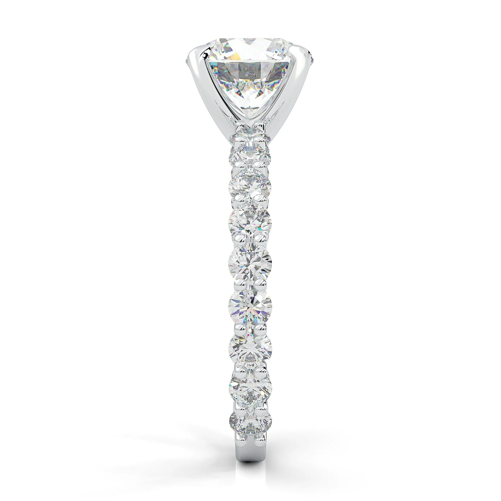 The Impossible Star Moissanite Engagement Ring (14k Solid Gold) - Image 7