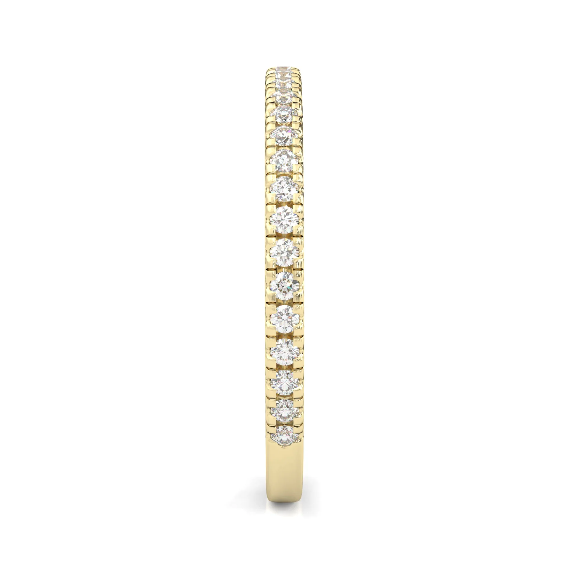 The Luminous II Moissanite Wedding Set (14k Solid Yellow Gold) - Image 5