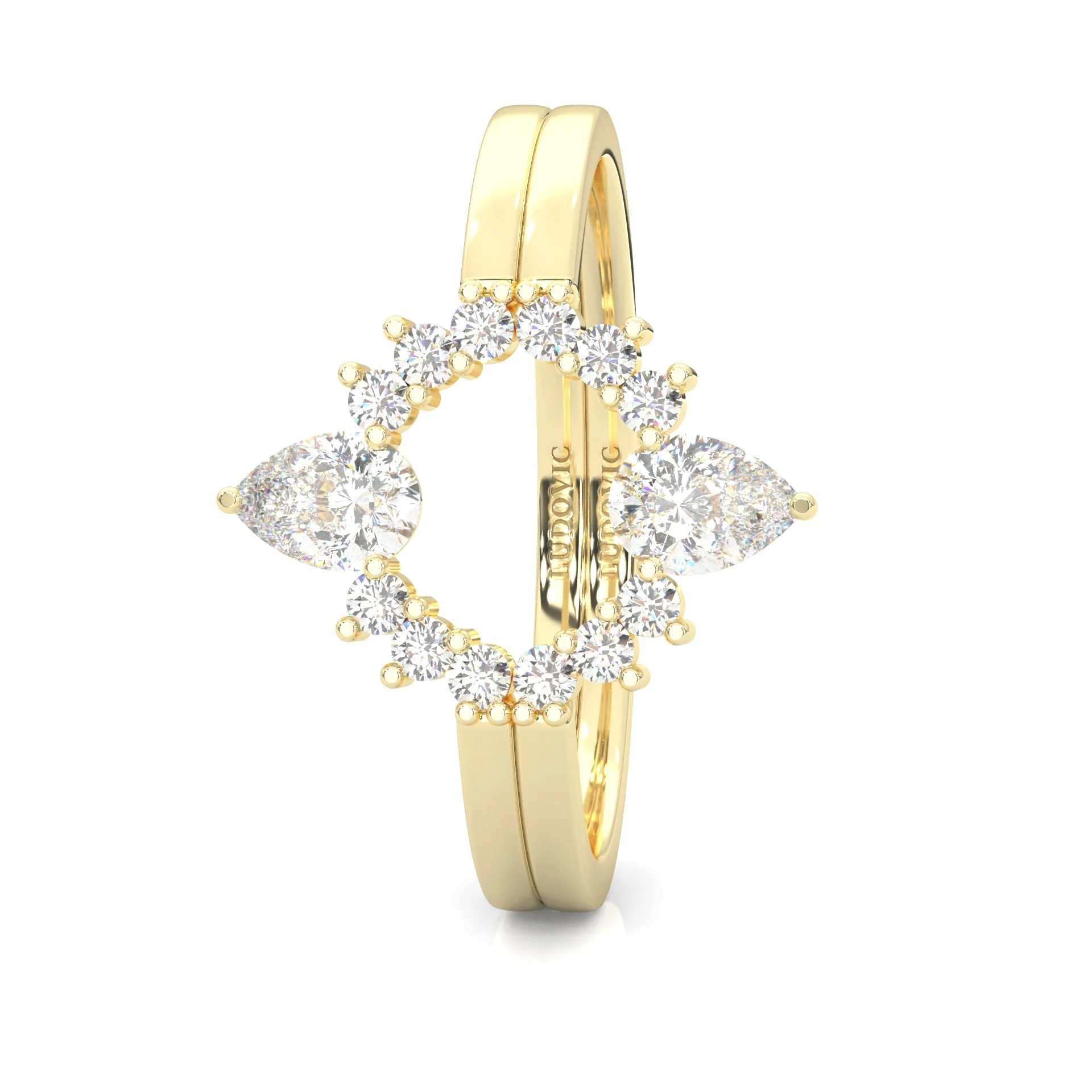 The Universal Dual Bands ( Yellow Gold ) - Image 3