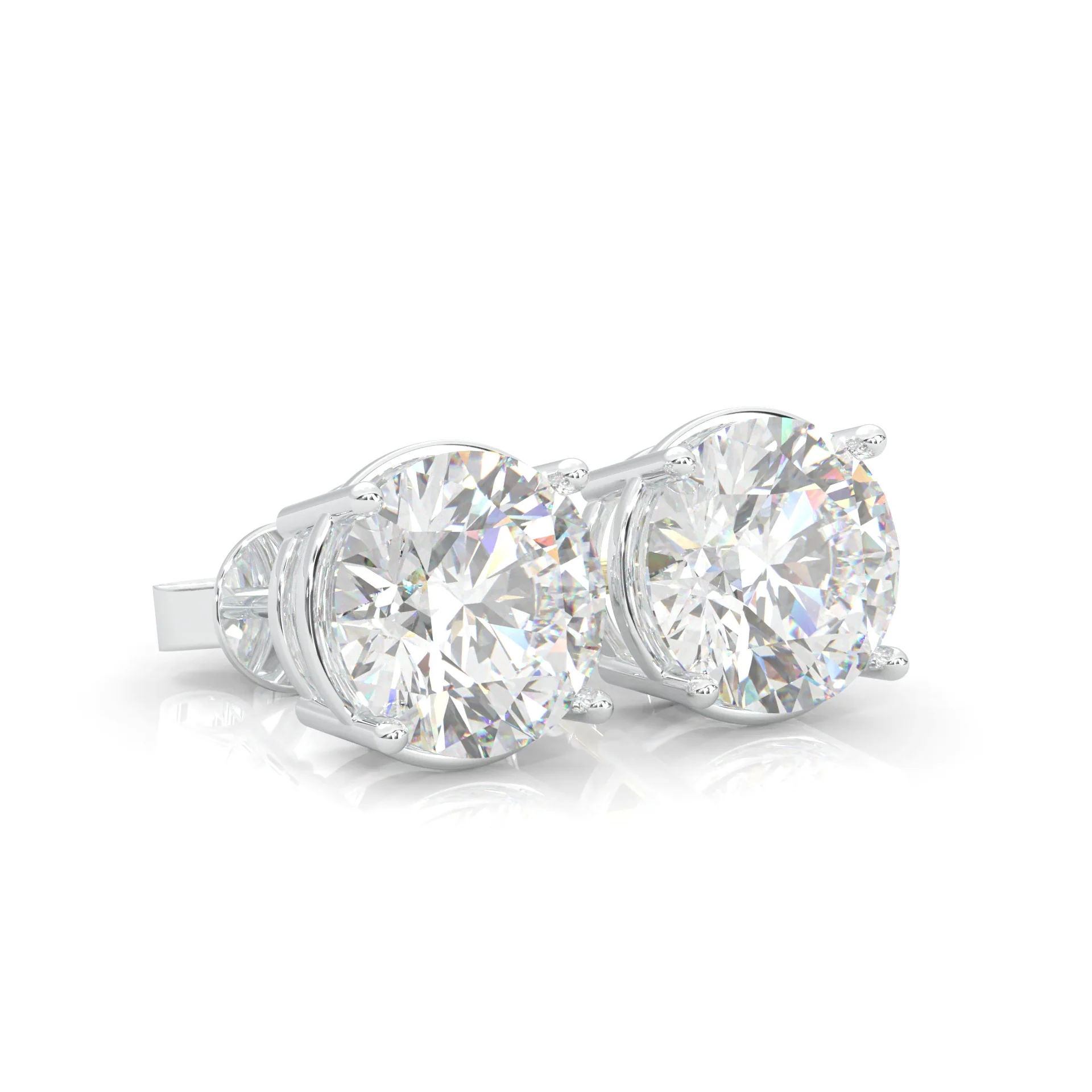 The Pure Seal Moissanite Earrings - Image 3