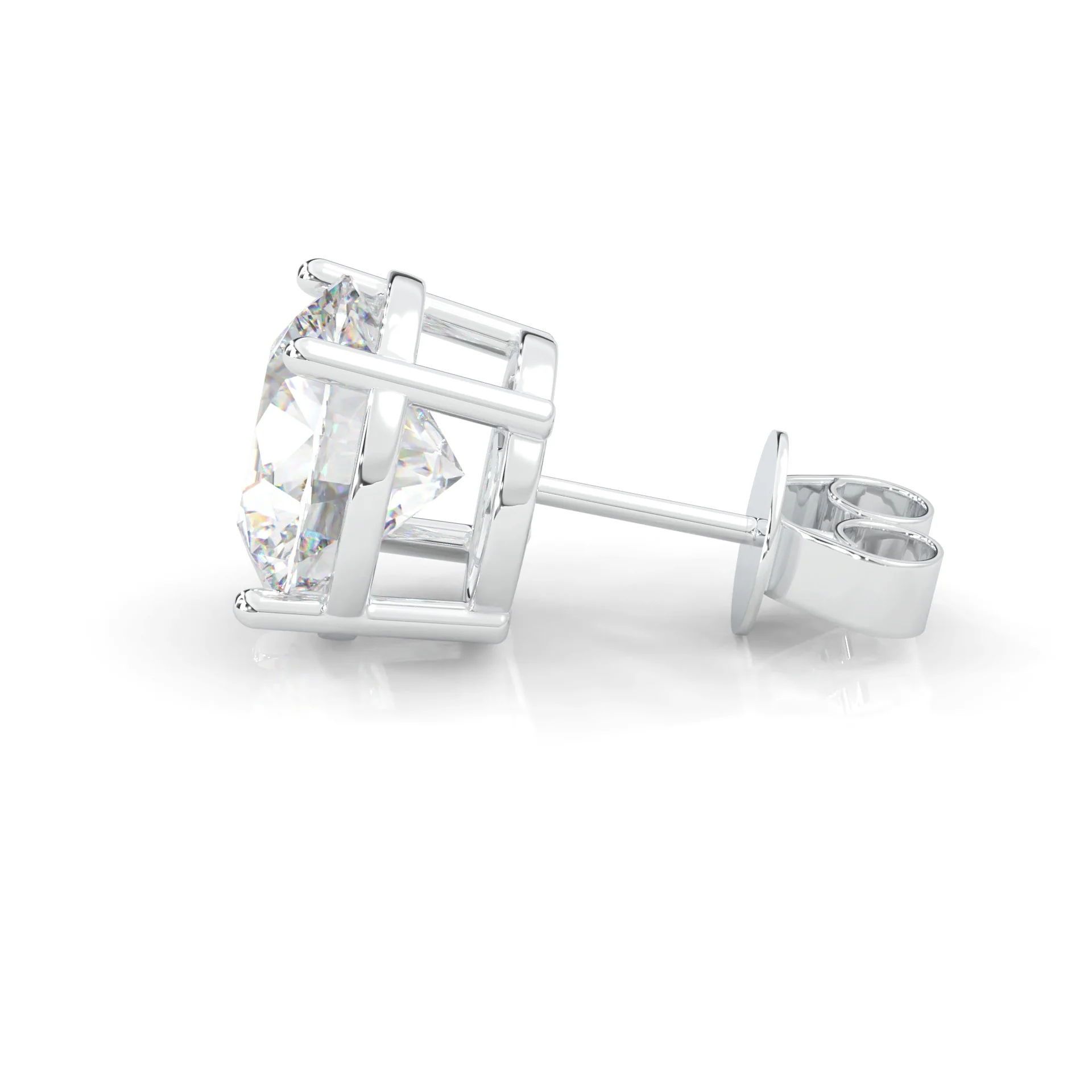 The Pure Seal Moissanite Earrings - Image 6