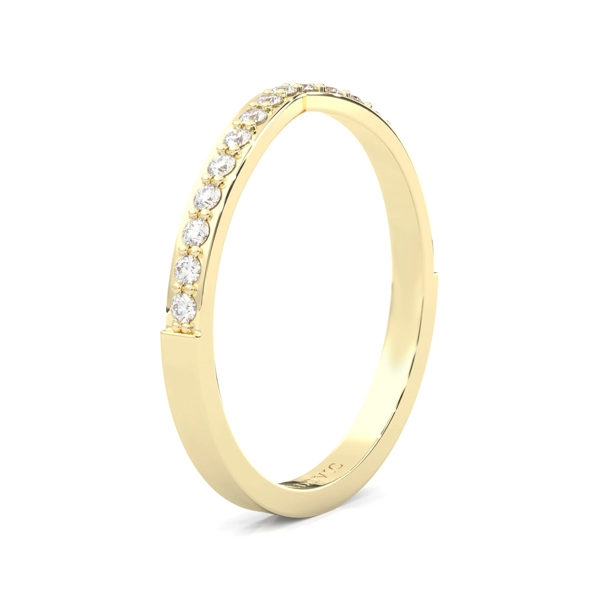Wedding Set 7 (14k Solid Yellow Gold) - Image 12