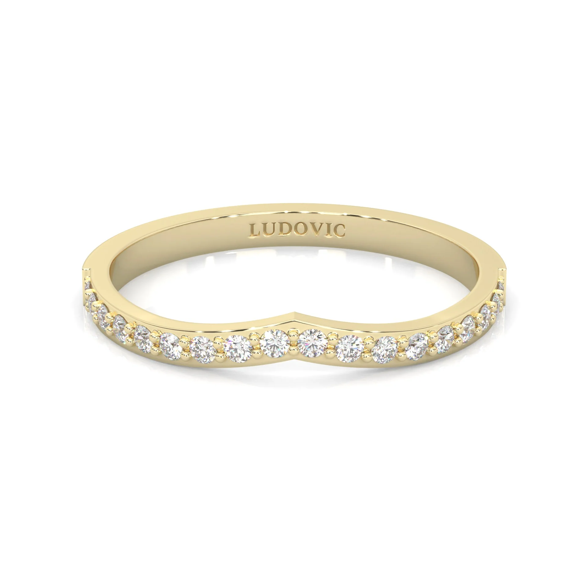 Wedding Set 7 (14k Solid Yellow Gold) - Image 9