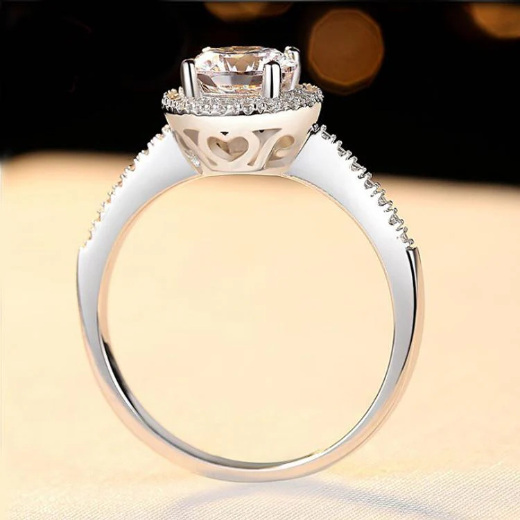 White gold Royal Crown Ludovic Moissanite Ring™ - Image 3